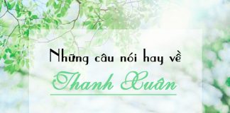 Những câu nói hay về thanh xuân