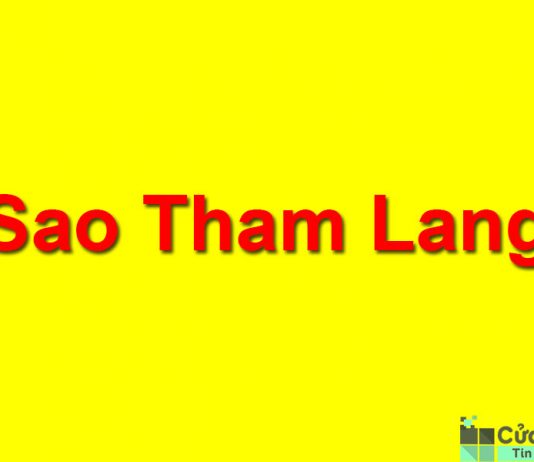 sao tham lang