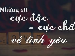 Những stt chất về tình yêu