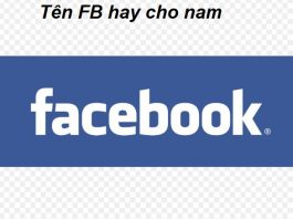 tên nick facebook hay cho nam