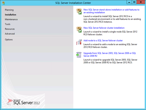 Cài đặt SQL Server 2012 