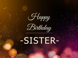 Chúc mừng sinh nhật chị gái