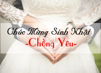 Lời chúc mừng sinh nhật chồng yêu