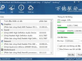Download Wandriver 6.6 Tiếng Việt – Driver full cho Windows