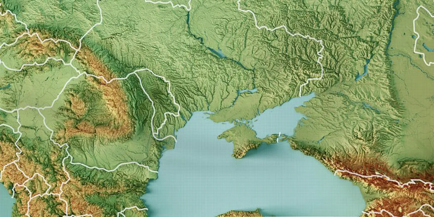 Mô tả địa hình Ukraine (Description of Ukraine's topography)