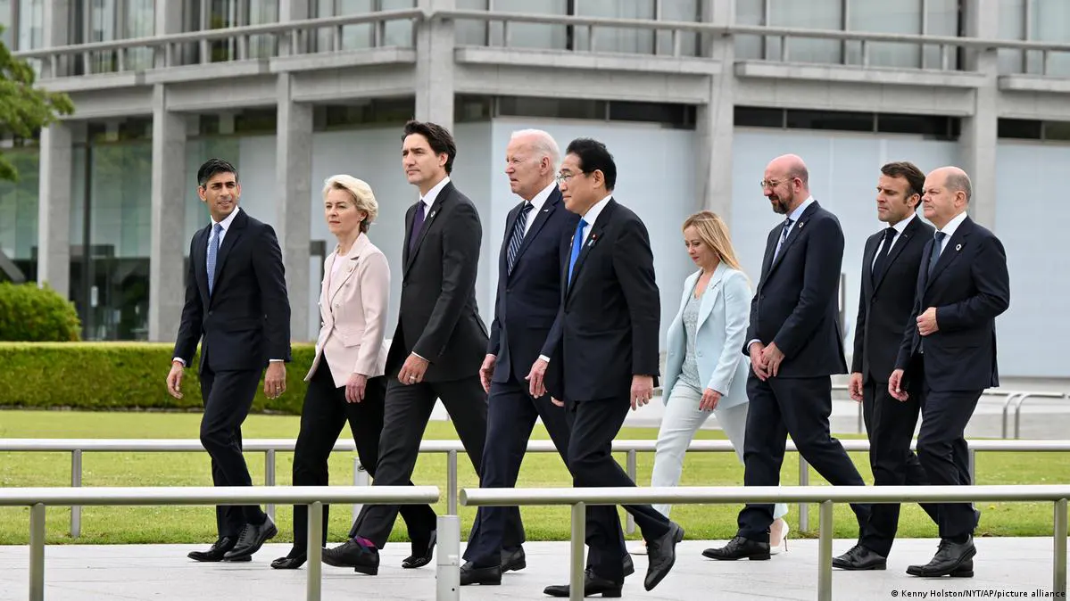Các lãnh đạo của nhóm các nước G7 tại Nhật Bản năm 2023
