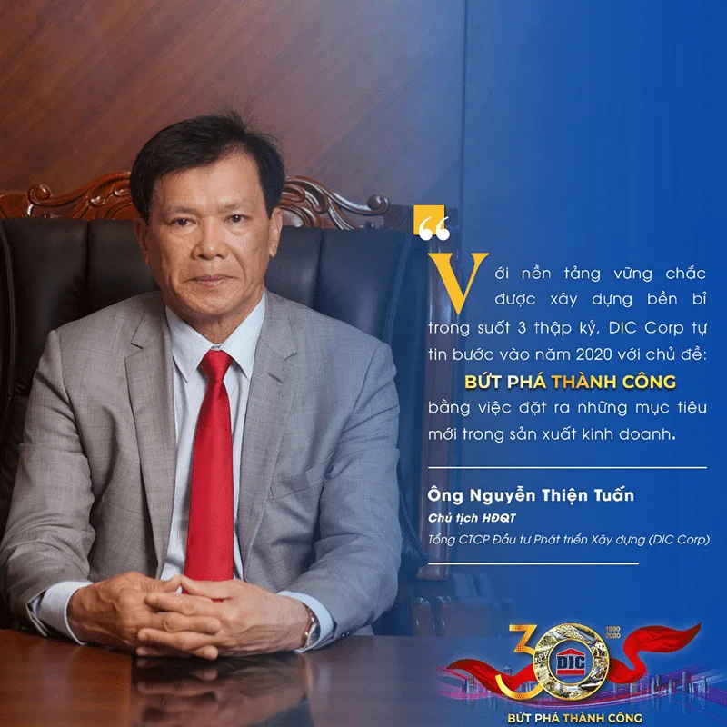 Chân dung Chủ tịch HĐQT DIC - Nguyễn Thiện Tuấn