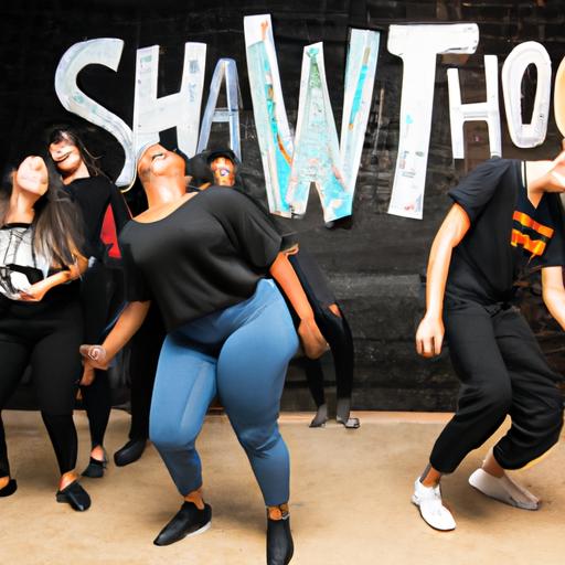 Một nhóm thanh niên nhảy múa và hát theo bài hát nổi tiếng có đề cập đến từ 'shawty'.