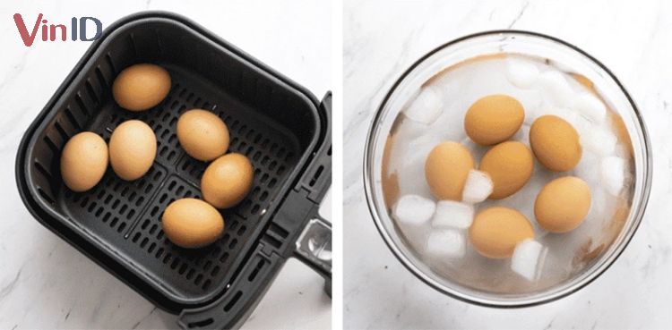 Luộc trứng bằng bếp từ bao nhiêu phút