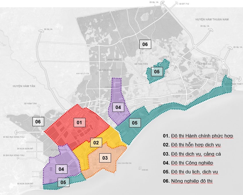 Quy hoạch khu vực phát triển đô thị tại Thị xã La Gi