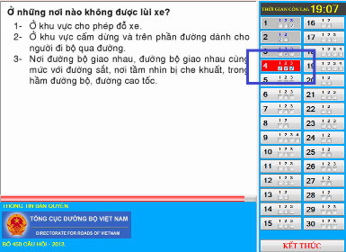 Thì lý thuyết B1 bao nhiêu cầu thì đó?